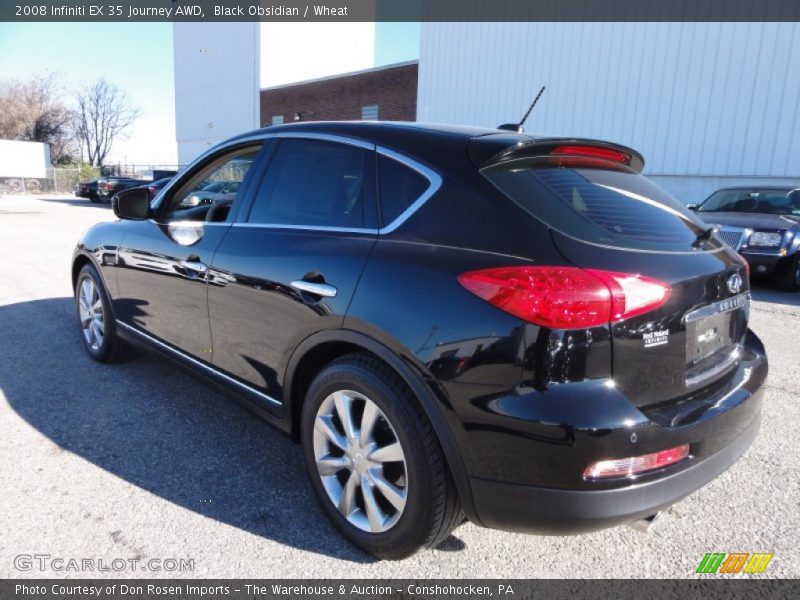 Black Obsidian / Wheat 2008 Infiniti EX 35 Journey AWD