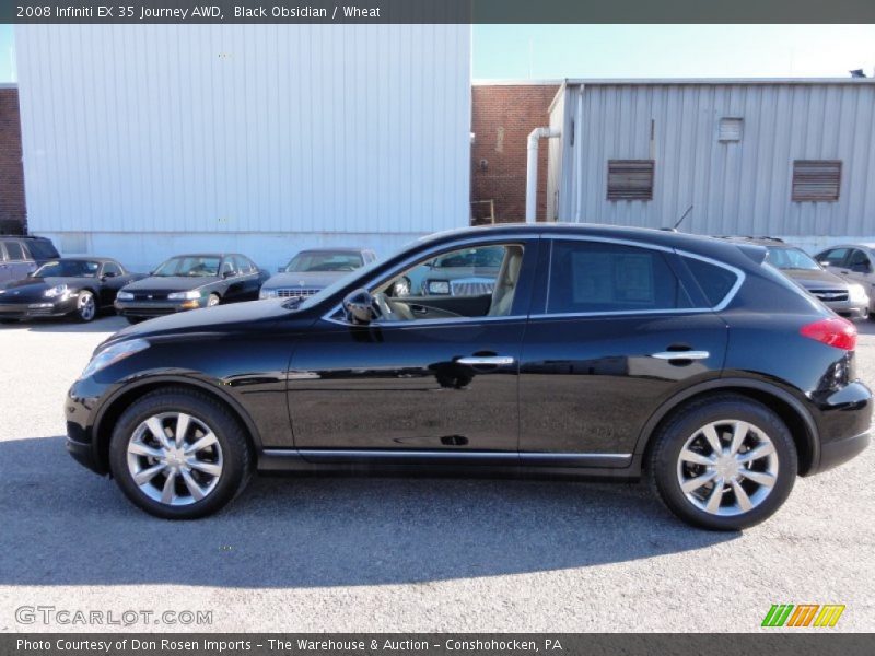 Black Obsidian / Wheat 2008 Infiniti EX 35 Journey AWD