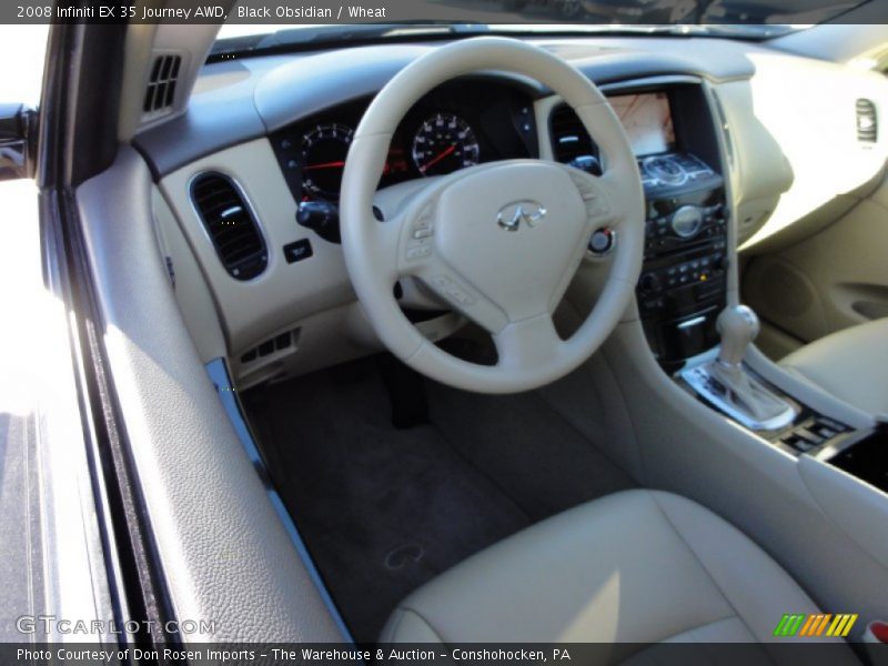 Black Obsidian / Wheat 2008 Infiniti EX 35 Journey AWD
