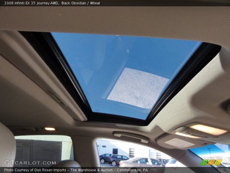 Black Obsidian / Wheat 2008 Infiniti EX 35 Journey AWD