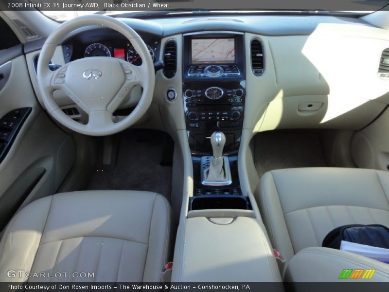 Black Obsidian / Wheat 2008 Infiniti EX 35 Journey AWD