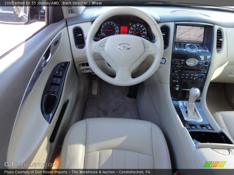 Black Obsidian / Wheat 2008 Infiniti EX 35 Journey AWD