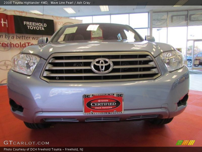 Wave Line Pearl / Ash Gray 2008 Toyota Highlander 4WD