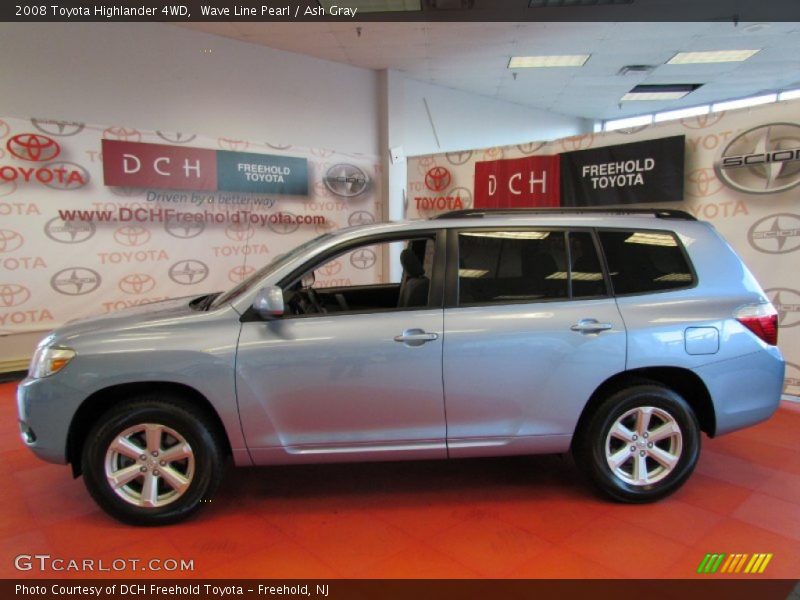 Wave Line Pearl / Ash Gray 2008 Toyota Highlander 4WD