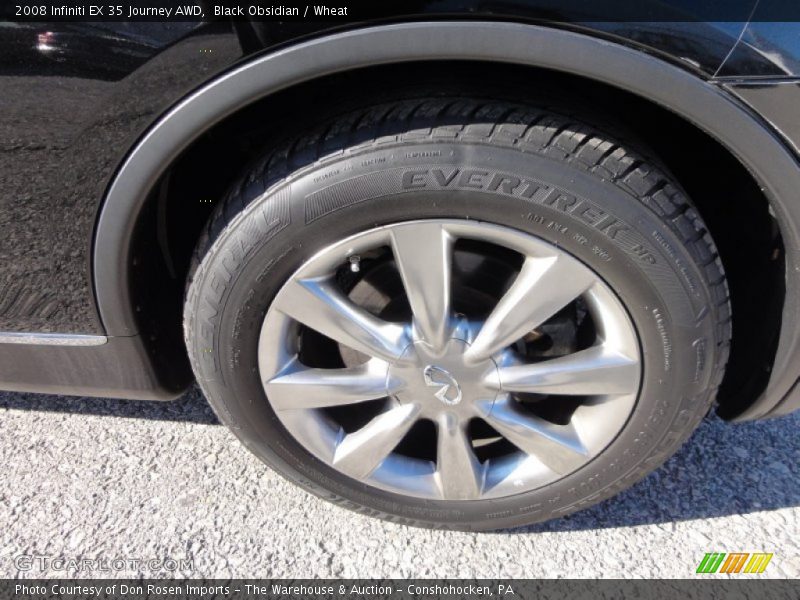 Black Obsidian / Wheat 2008 Infiniti EX 35 Journey AWD