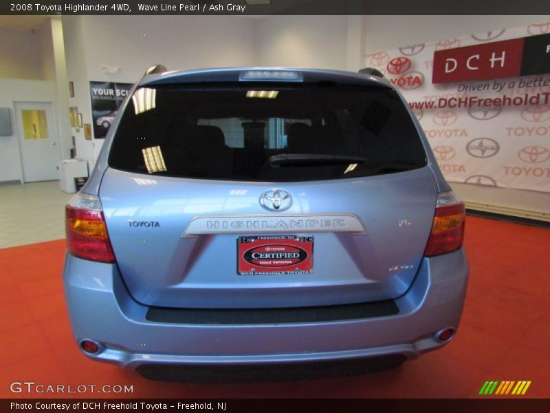 Wave Line Pearl / Ash Gray 2008 Toyota Highlander 4WD