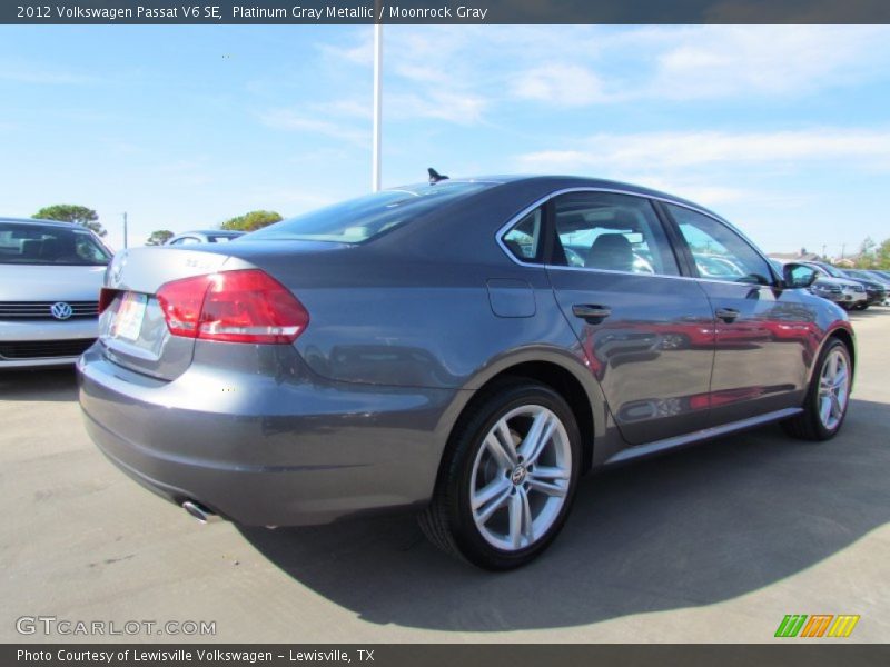 Platinum Gray Metallic / Moonrock Gray 2012 Volkswagen Passat V6 SE