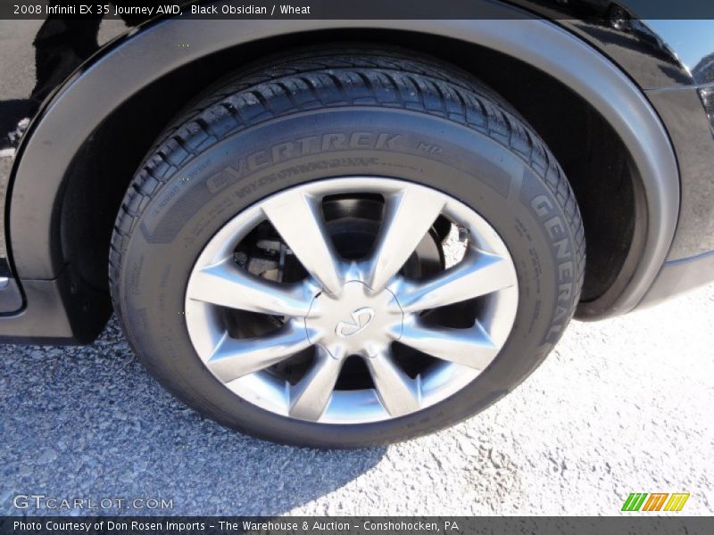 Black Obsidian / Wheat 2008 Infiniti EX 35 Journey AWD