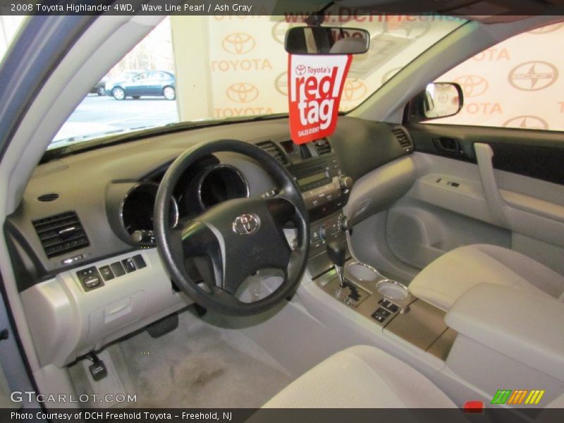 Wave Line Pearl / Ash Gray 2008 Toyota Highlander 4WD