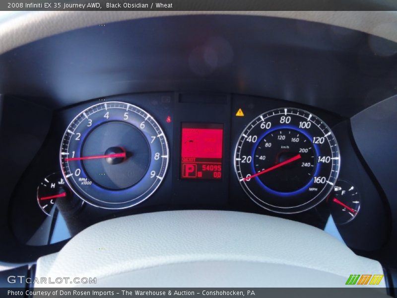 Black Obsidian / Wheat 2008 Infiniti EX 35 Journey AWD