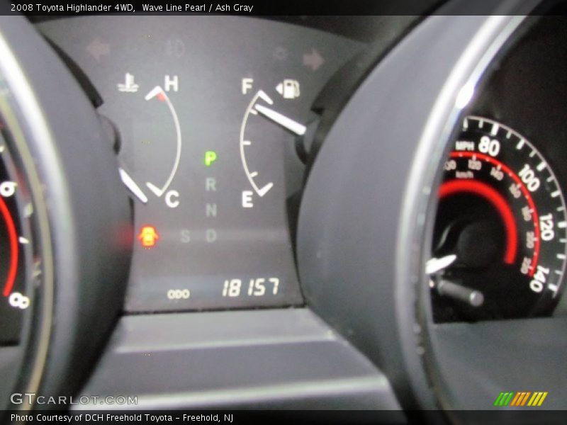 Wave Line Pearl / Ash Gray 2008 Toyota Highlander 4WD