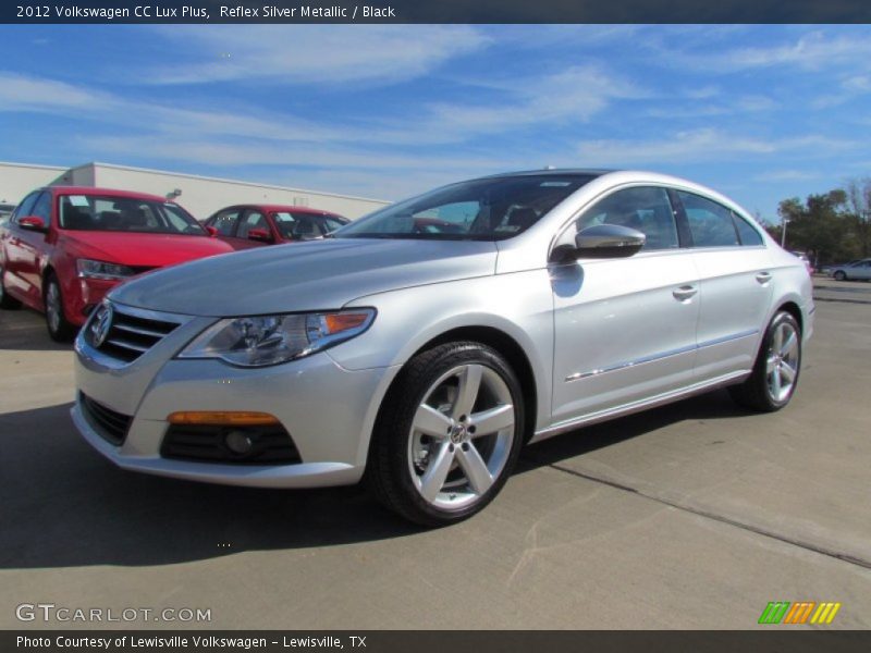 Reflex Silver Metallic / Black 2012 Volkswagen CC Lux Plus