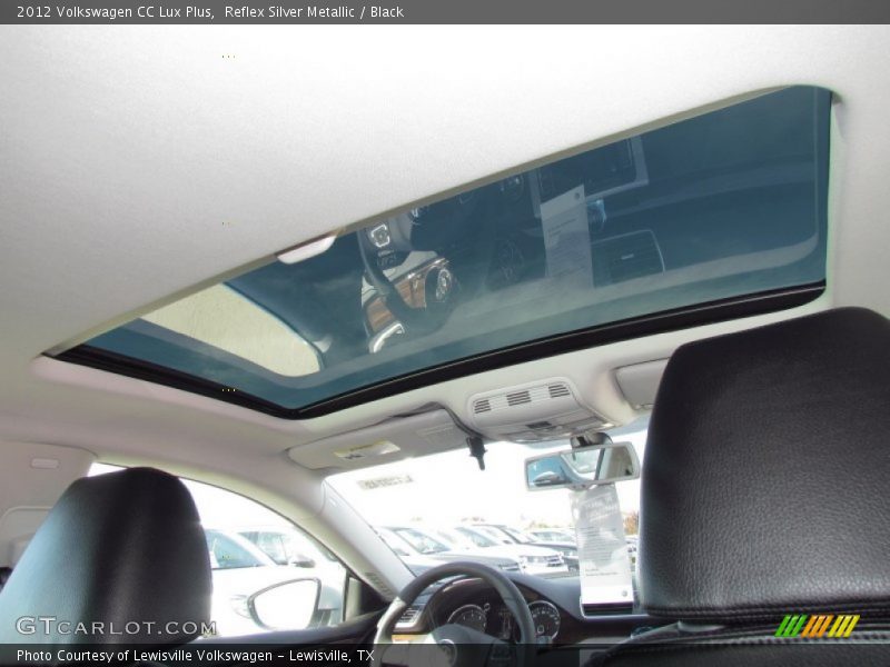Reflex Silver Metallic / Black 2012 Volkswagen CC Lux Plus