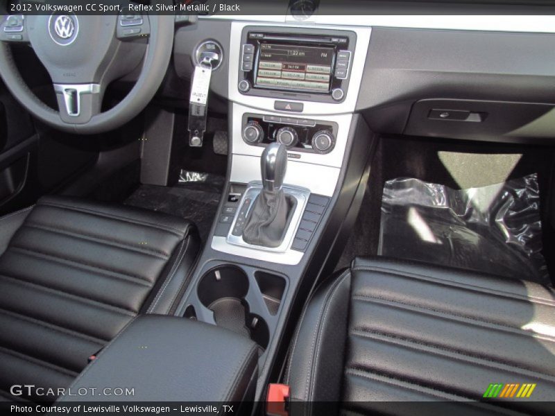 Reflex Silver Metallic / Black 2012 Volkswagen CC Sport