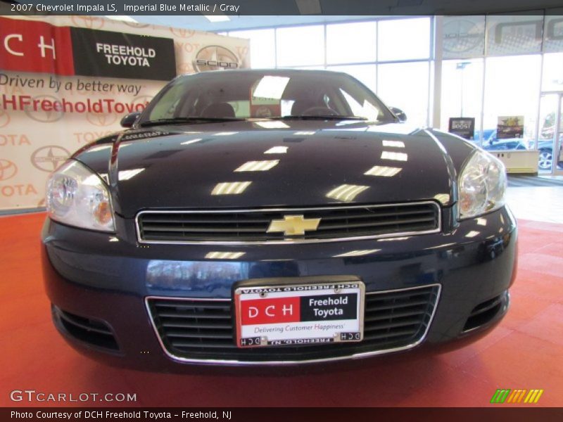 Imperial Blue Metallic / Gray 2007 Chevrolet Impala LS