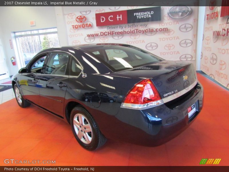 Imperial Blue Metallic / Gray 2007 Chevrolet Impala LS
