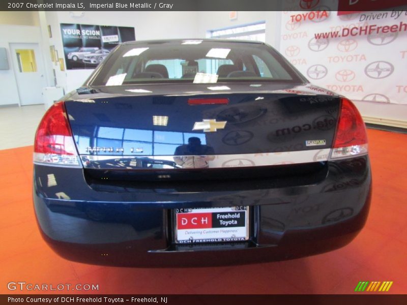 Imperial Blue Metallic / Gray 2007 Chevrolet Impala LS