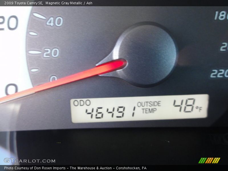 Magnetic Gray Metallic / Ash 2009 Toyota Camry SE