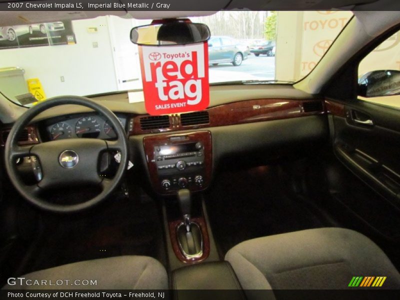 Imperial Blue Metallic / Gray 2007 Chevrolet Impala LS