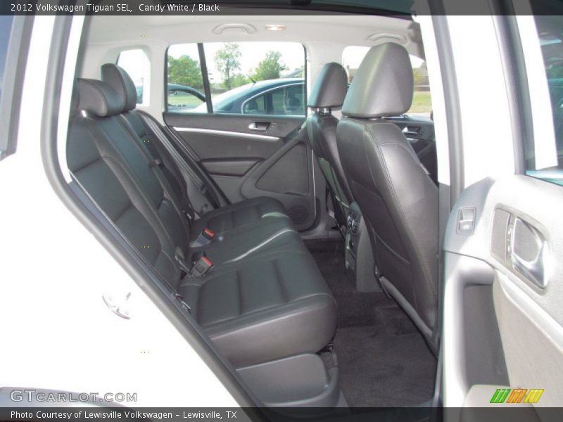 Candy White / Black 2012 Volkswagen Tiguan SEL