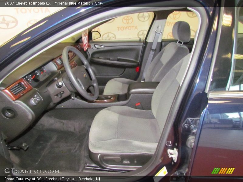 Imperial Blue Metallic / Gray 2007 Chevrolet Impala LS