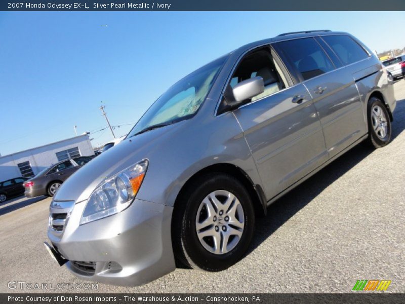 Silver Pearl Metallic / Ivory 2007 Honda Odyssey EX-L