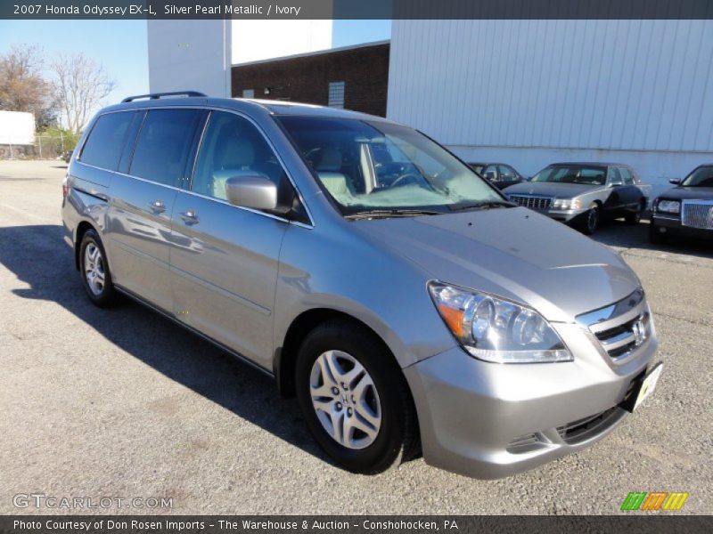 Silver Pearl Metallic / Ivory 2007 Honda Odyssey EX-L