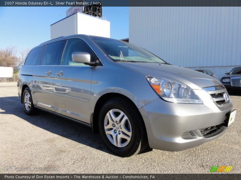 Silver Pearl Metallic / Ivory 2007 Honda Odyssey EX-L