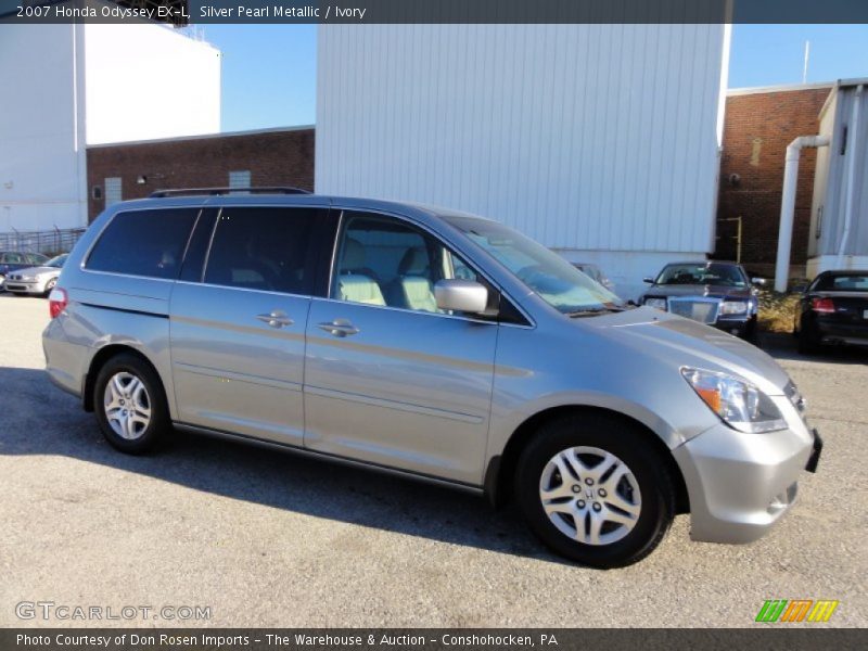 Silver Pearl Metallic / Ivory 2007 Honda Odyssey EX-L