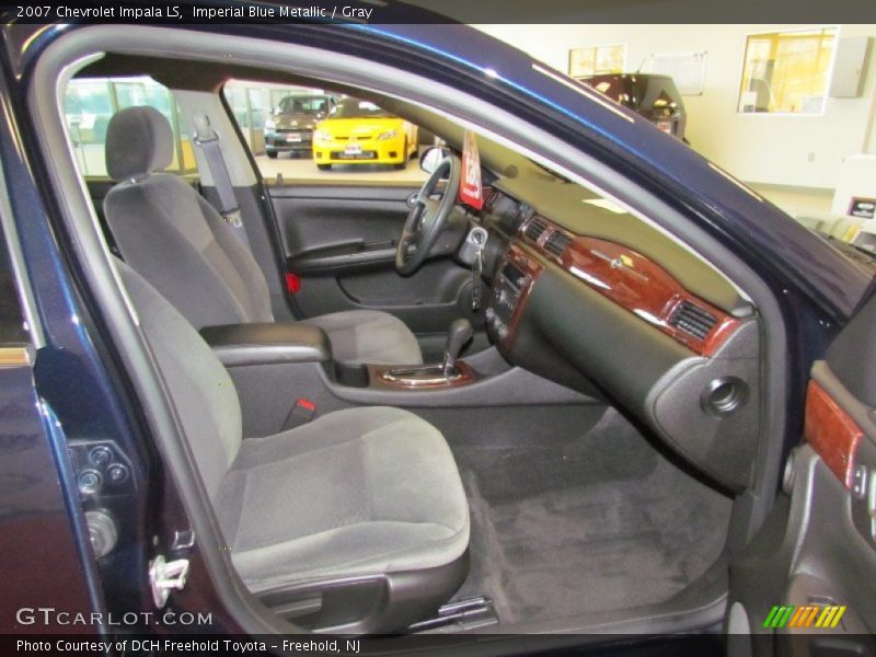 Imperial Blue Metallic / Gray 2007 Chevrolet Impala LS