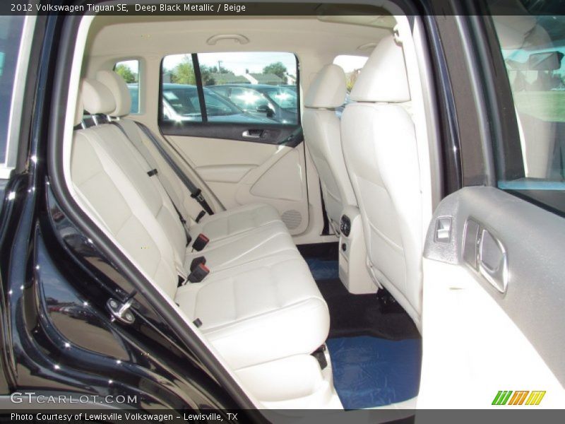 Deep Black Metallic / Beige 2012 Volkswagen Tiguan SE