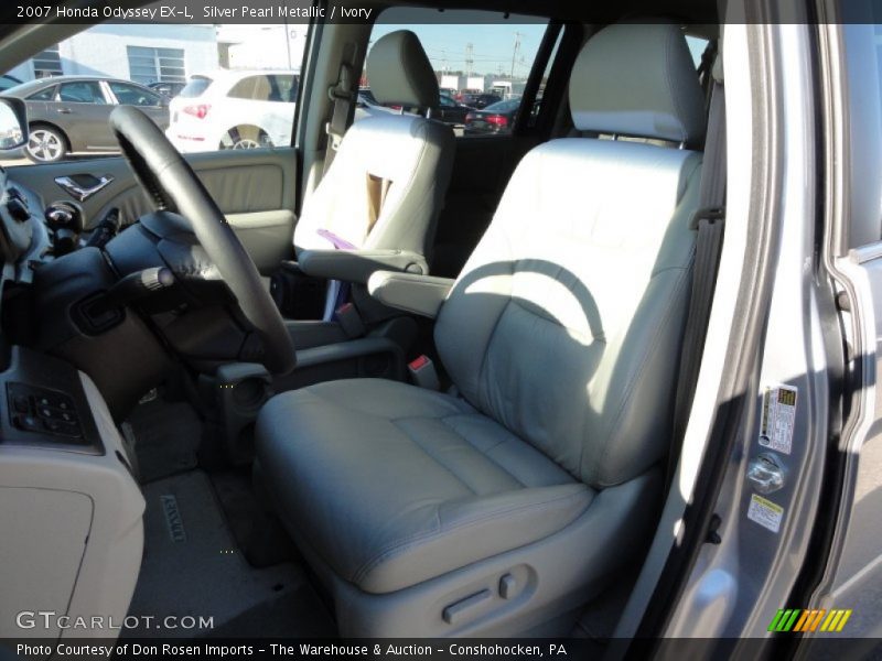Silver Pearl Metallic / Ivory 2007 Honda Odyssey EX-L