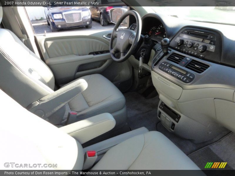 Silver Pearl Metallic / Ivory 2007 Honda Odyssey EX-L