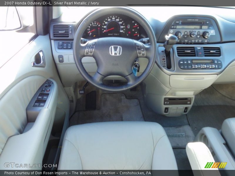 Silver Pearl Metallic / Ivory 2007 Honda Odyssey EX-L