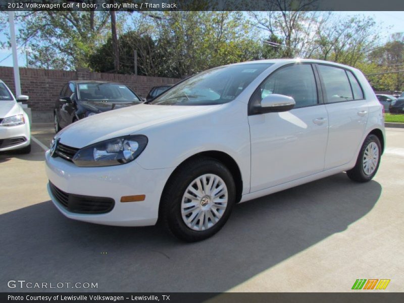 Candy White / Titan Black 2012 Volkswagen Golf 4 Door