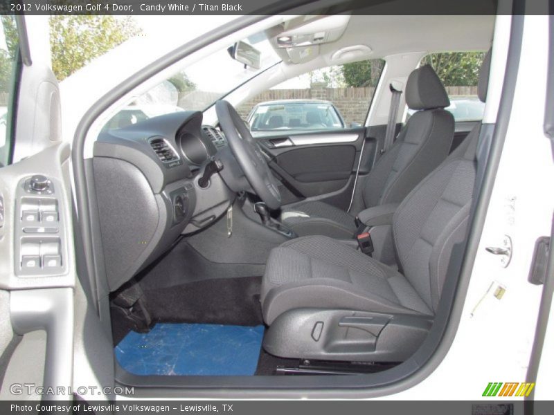  2012 Golf 4 Door Titan Black Interior
