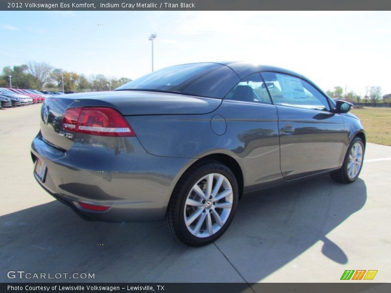 Indium Gray Metallic / Titan Black 2012 Volkswagen Eos Komfort