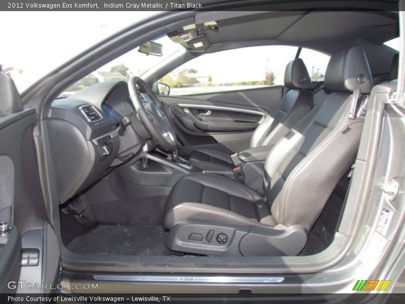 Indium Gray Metallic / Titan Black 2012 Volkswagen Eos Komfort