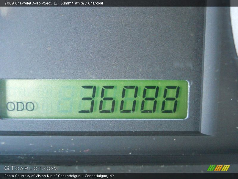 Summit White / Charcoal 2009 Chevrolet Aveo Aveo5 LS