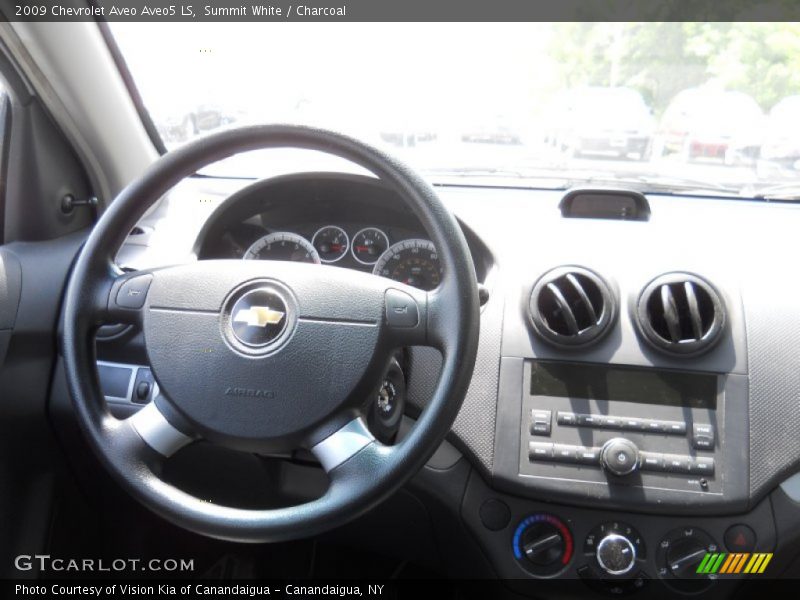 Summit White / Charcoal 2009 Chevrolet Aveo Aveo5 LS