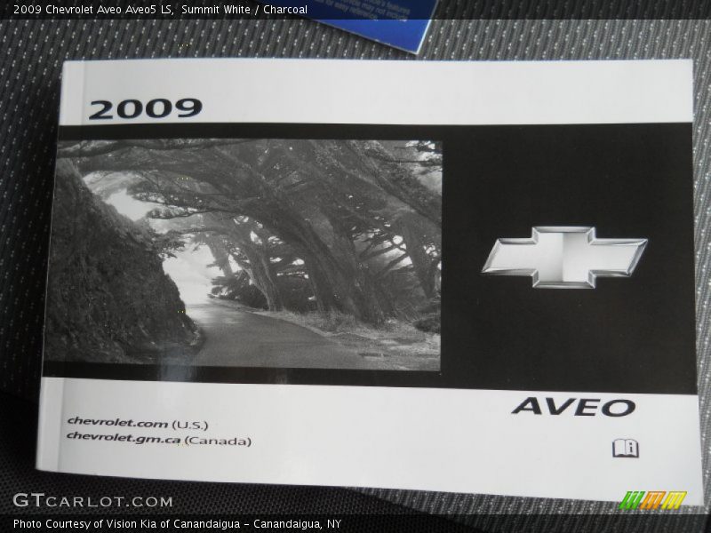 Summit White / Charcoal 2009 Chevrolet Aveo Aveo5 LS