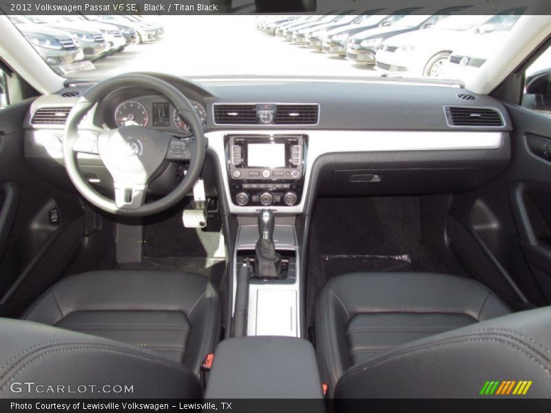 Black / Titan Black 2012 Volkswagen Passat V6 SE