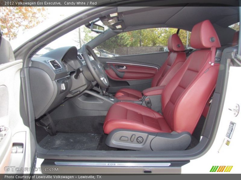  2012 Eos Executive Red Interior