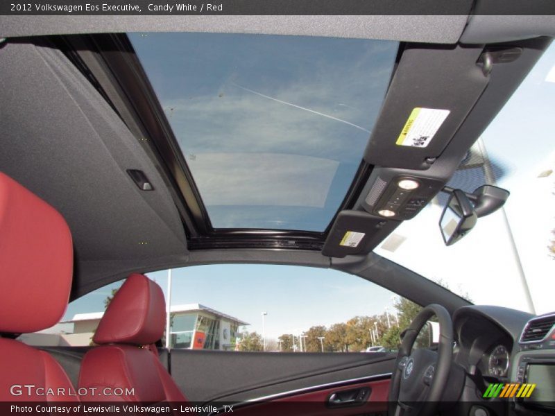 A Sunroof on a Convertible. - 2012 Volkswagen Eos Executive