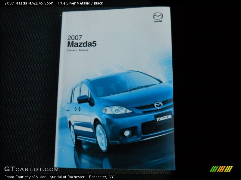 True Silver Metallic / Black 2007 Mazda MAZDA5 Sport