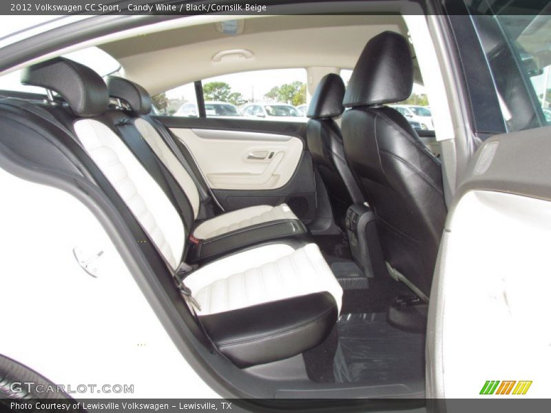 Candy White / Black/Cornsilk Beige 2012 Volkswagen CC Sport