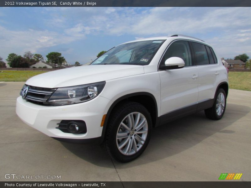 Candy White / Beige 2012 Volkswagen Tiguan SE