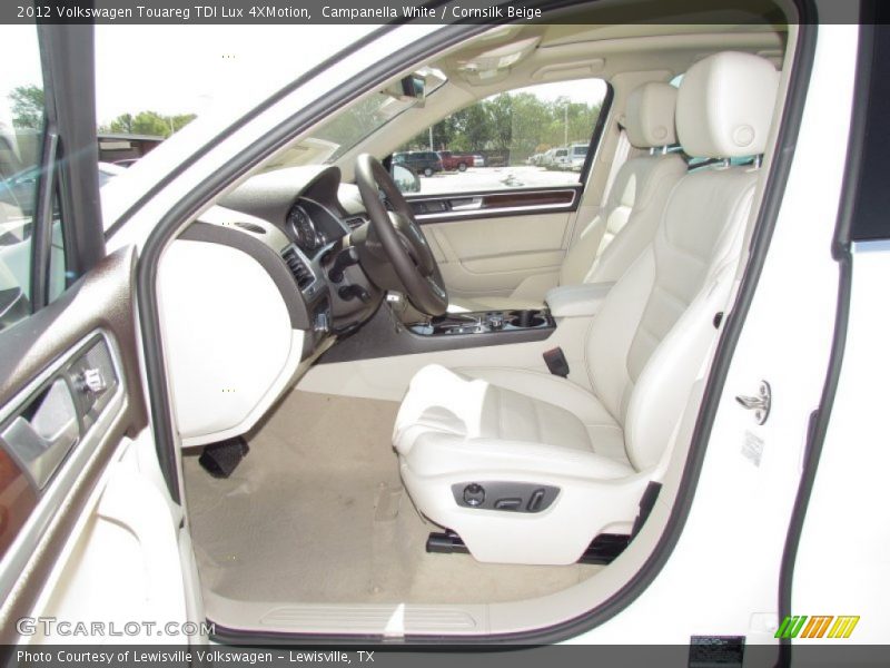 Campanella White / Cornsilk Beige 2012 Volkswagen Touareg TDI Lux 4XMotion