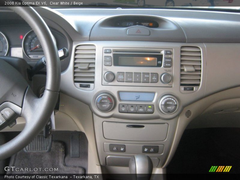 Clear White / Beige 2008 Kia Optima EX V6