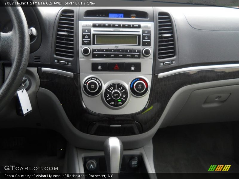 Silver Blue / Gray 2007 Hyundai Santa Fe GLS 4WD